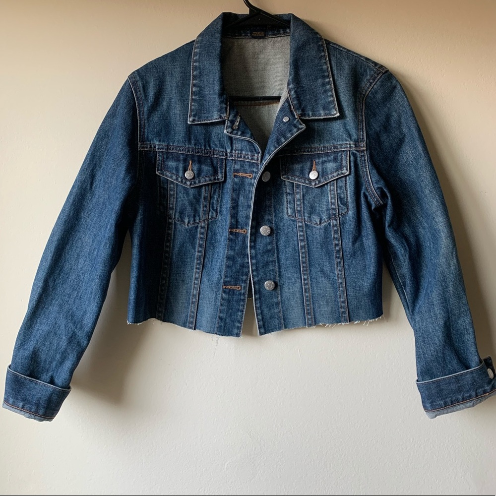 J. Crew Cropped Jean Jacket